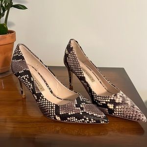 Snakeskin Heels